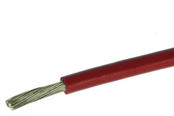 H07V-K - Litze verzinnt - 1 x 2,5 mm², rot - Kabel