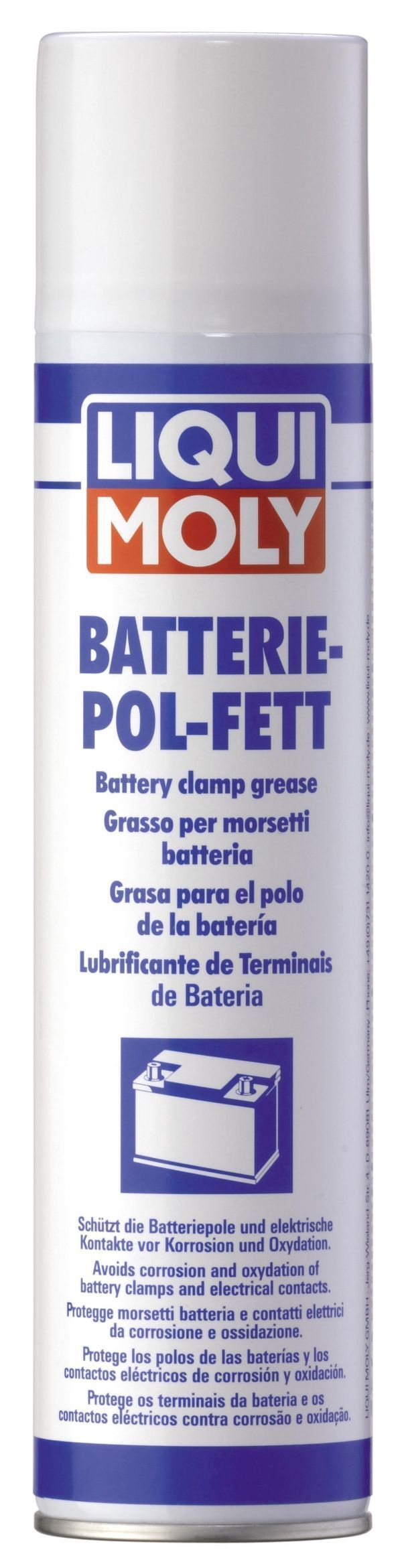 LIQUI MOLY - Batterie-Polfett Spray, 300 ml