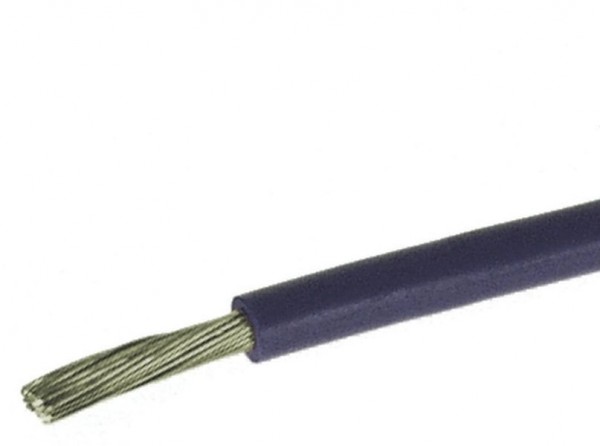 Litze verzinnt 1 x 10 mm² schwarz H07V-K Kabel